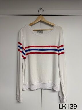 Wildfox Stars & Stripes Americana Sweatshirt Size M